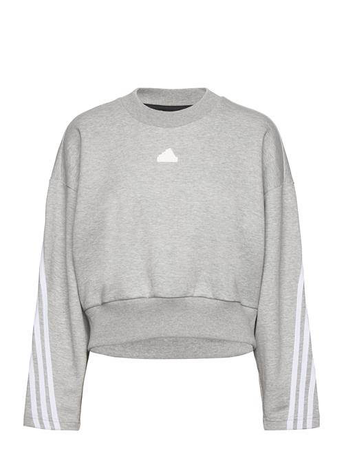 Se adidas Sportswear Future Icons 3-Stripes Sweatshirt Adidas Sportswear Grey ved Booztlet