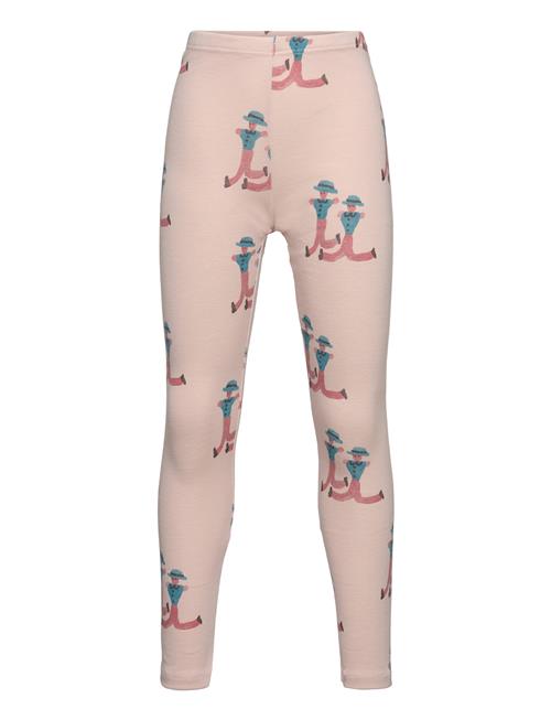 Se Bobo Choses Dancing Giants All Over Leggings Bobo Choses Pink ved Booztlet