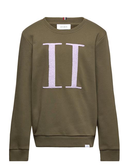 Se Les Deux Encore Bouclé Sweatshirt Kids Les Deux Green ved Booztlet