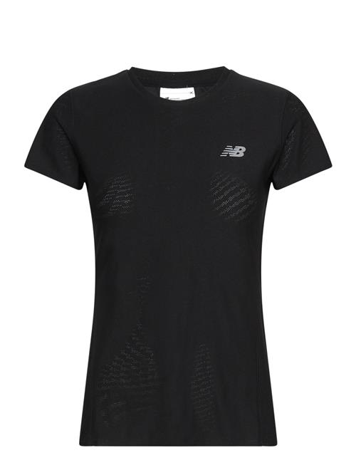 Jacquard Slim T-Shirt New Balance Black