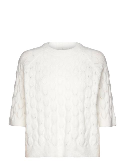 Se Kaffe Kamalene Knit Pullover Kaffe White ved Booztlet