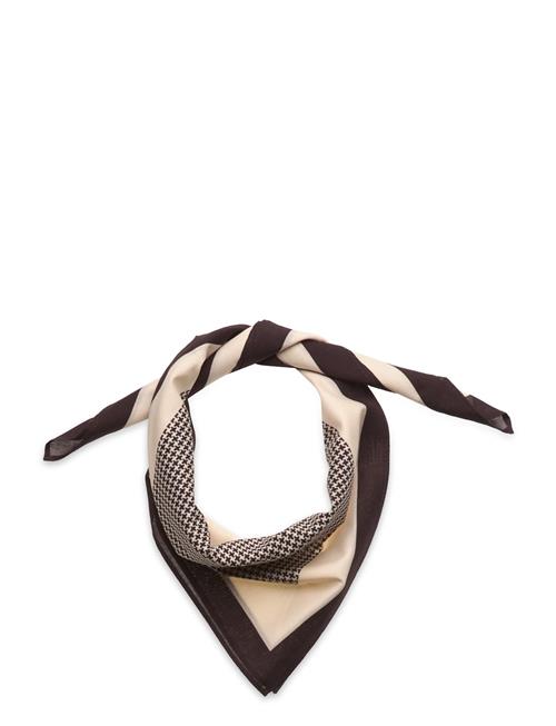 Bandana With Houndstooth Print Lindbergh Black