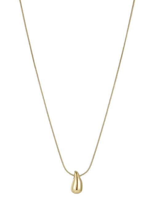 Bud to rose Mini Drop Necklace Gold Bud To Rose Gold