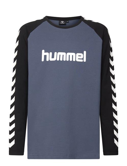 Hummel Hmlboys T-Shirt L/S Hummel Blue