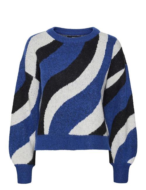 Se Vero Moda Vmlena Ls O-Neck Pullover Ga Boo Vero Moda Blue ved Booztlet