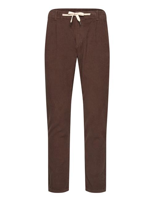 Se Lindbergh Cropped Corduroy Pants Lindbergh Brown ved Booztlet