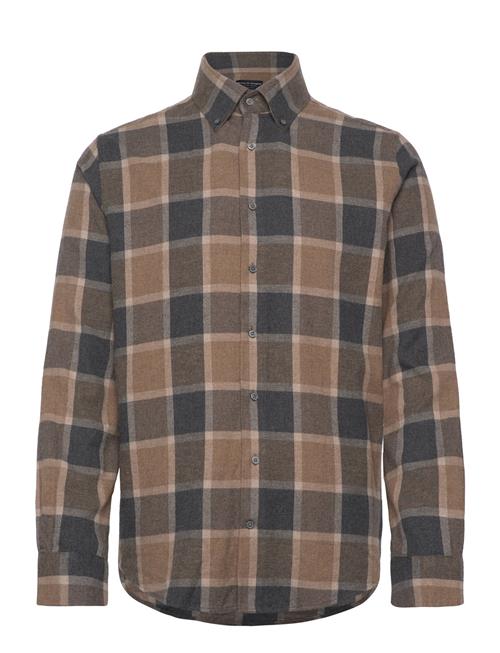 Bruun & Stengade Bs Wilton Casual Modern Fit Shirt Bruun & Stengade Brown