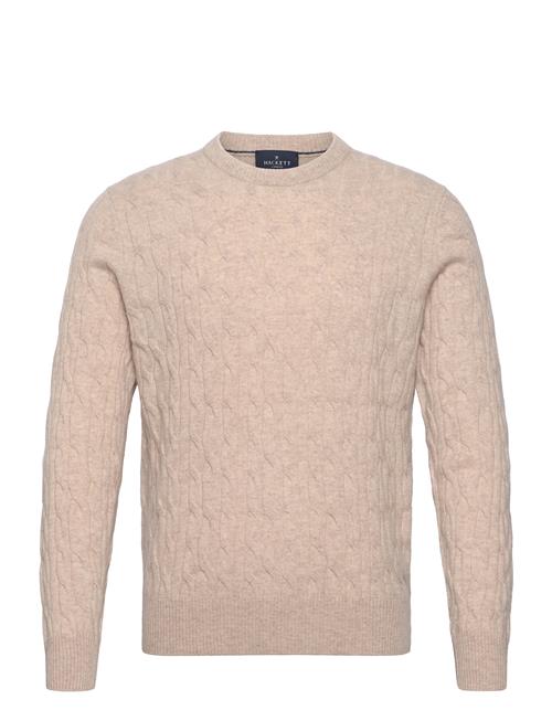 Hackett London Lw Cable Crew Hackett London Beige