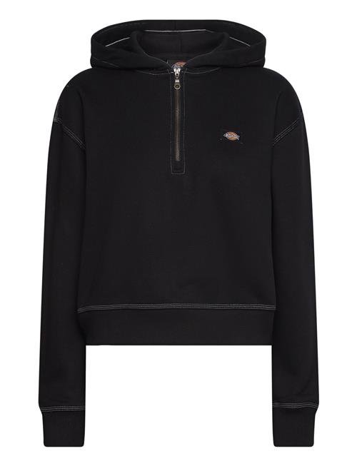 Dickies Oakport 1/4 Zip Hoodie W Dickies Black