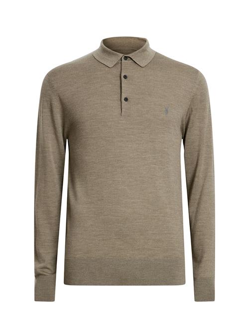 AllSaints Mode Merino Ls Polo AllSaints Beige