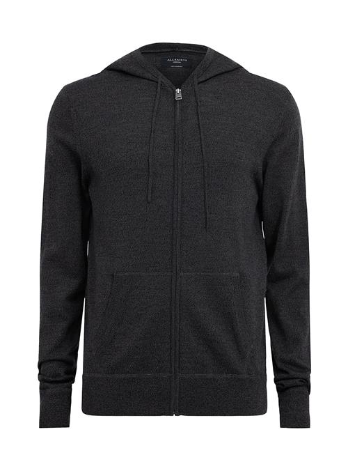 Se AllSaints Mode Merino Zip Hoody AllSaints Grey ved Booztlet