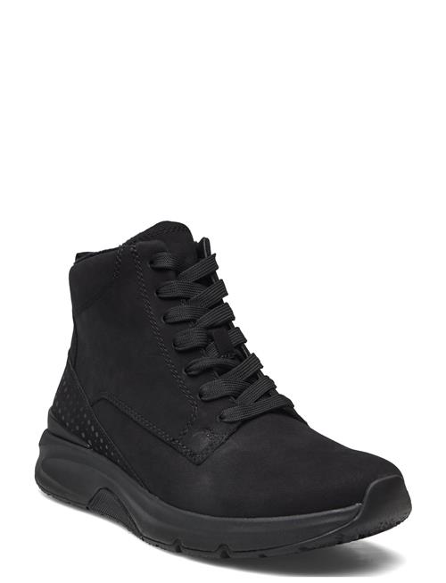 Se Gabor Rollingsoft Laced Ankle Boot Gabor Black ved Booztlet