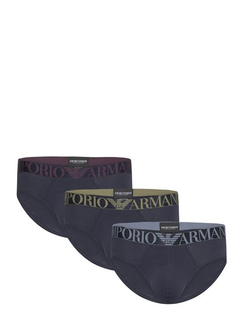 Emporio Armani Men's Knit 3-Pack Brief Emporio Armani Navy