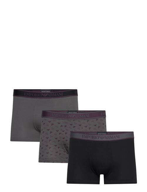 Emporio Armani Men's Knit 3-Pack Trunk Emporio Armani Grey