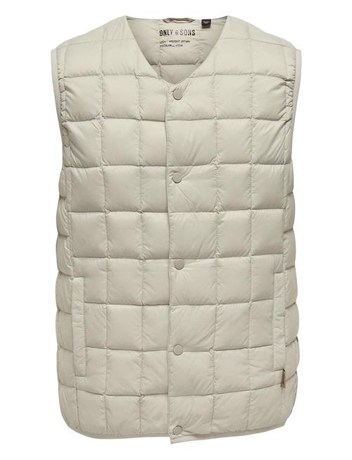 ONLY & SONS Onsgavin Light Down Vest Otw ONLY & SONS Cream