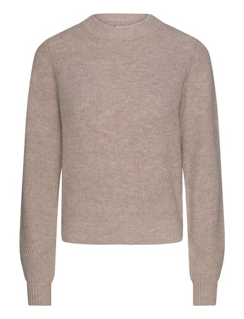 Nmnola L/S O-Neck Knit Fwd NOISY MAY Beige