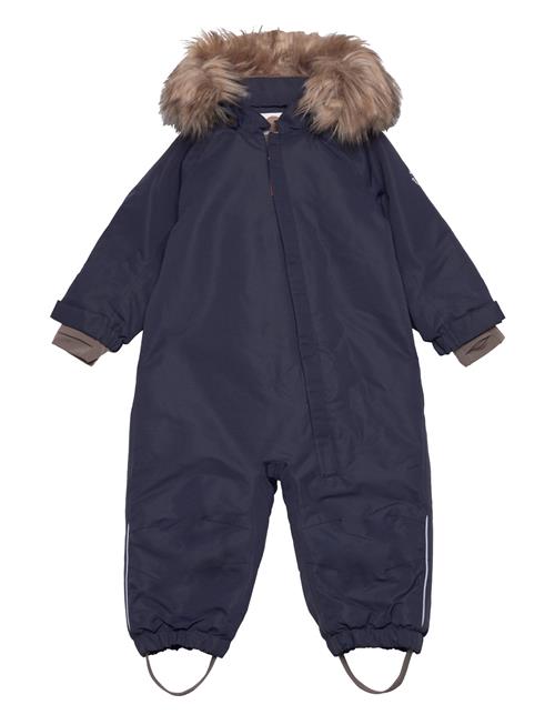 En Fant Baby Snowsuit W. Fake Fur En Fant Navy