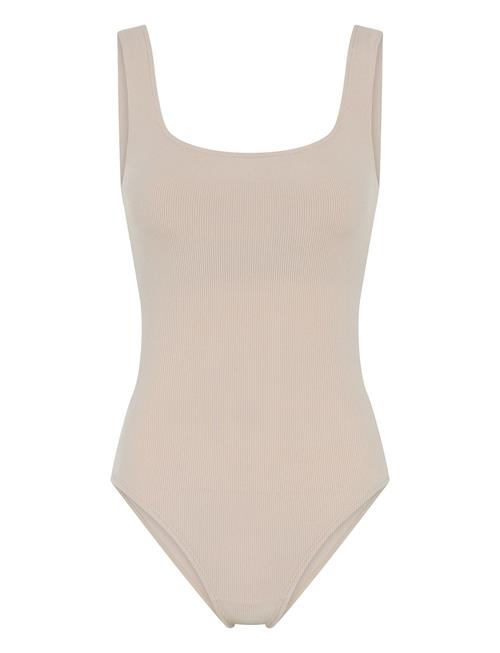 Girlfriend Collective Penny Square Neck Bodysuit Girlfriend Collective Cream