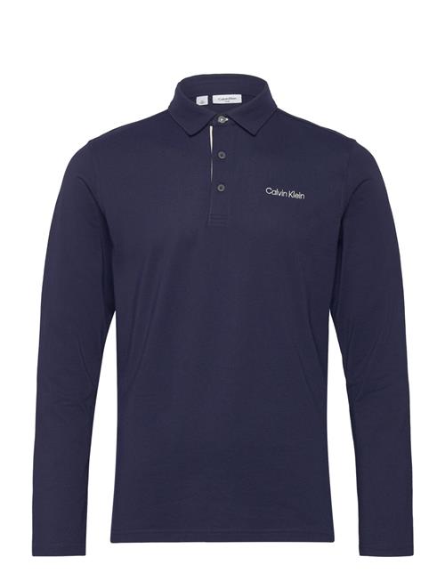 Se Calvin Klein Golf Medina Long Sleeve Polo Calvin Klein Golf Navy ved Booztlet