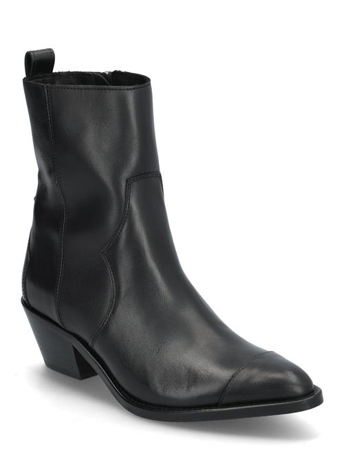 ALOHAS Austin Black Leather Ankle Boots ALOHAS Black