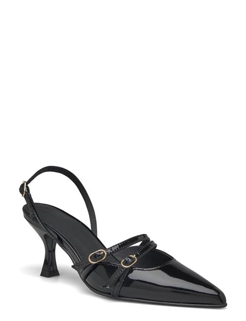 Se ALOHAS Joelle Onix Black Leather Pumps ALOHAS Black ved Booztlet