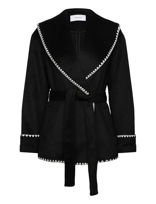 Bubbleroom Yara Shawl Collar Wool Blend Jacket Bubbleroom Black