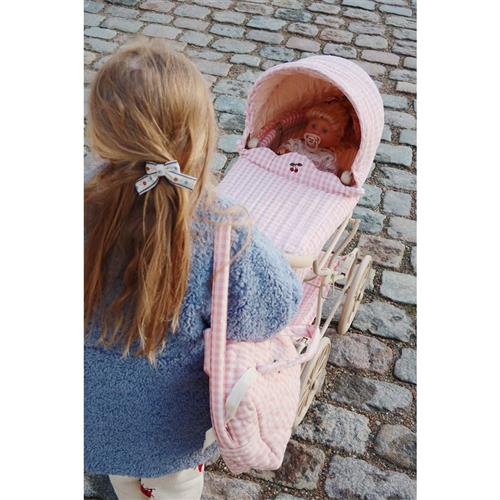 Se Konges Sløjd Dukke Taske Powder Pink Check | Lyserød | 01 ved Babyshop