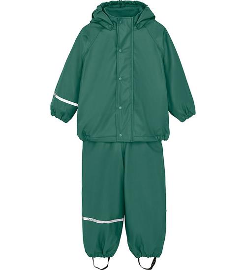 Se CeLaVi CeLaVi Regntøj m. Fleece - Smoke Pine ved KidsWorld