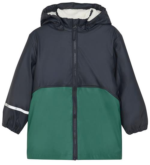 Se CeLaVi Regnjakke m. Fleece - Navy ved KidsWorld