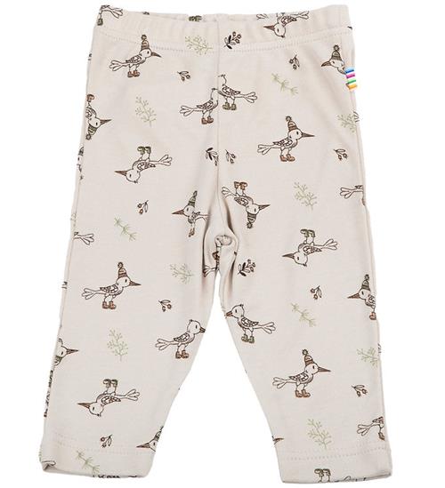 Joha Joha Leggings - Bambus - Beige m. Fugle