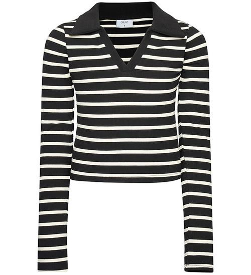 Se Grunt Bluse - GRWiky - Black-Off White ved KidsWorld