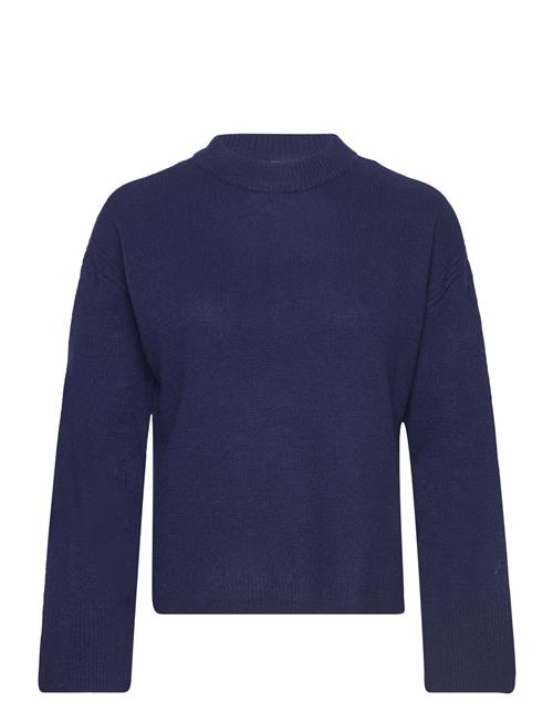 YAS Yasfrido Ls Wide Knit Pullover Noos YAS Blue