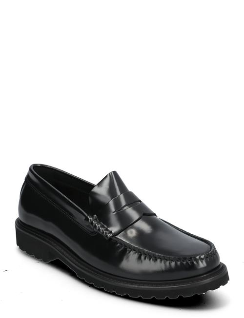 Se Garment Project Penny Loafer - Black Polido Leather Garment Project Black ved Booztlet