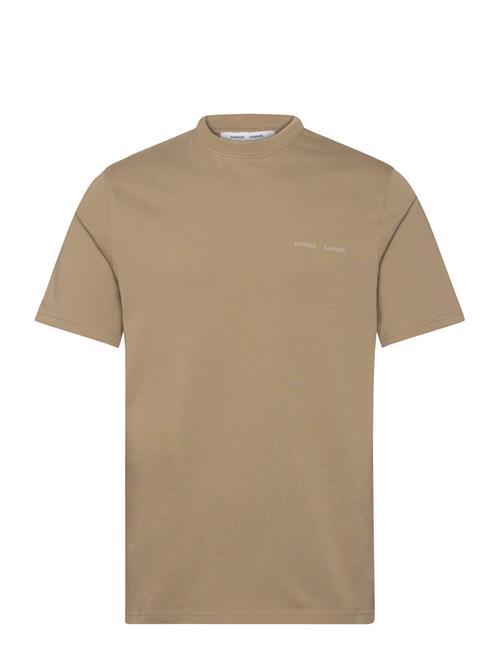 Se Samsøe Samsøe Norsbro T-Shirt 6024 Samsøe Samsøe Beige ved Booztlet