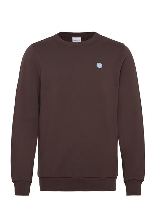 Basic Badge Sweat - Gots/Vegan Knowledge Cotton Apparel Brown