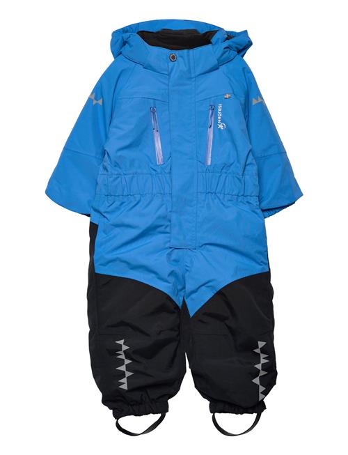 Se ISBJÖRN of Sweden Penguin Snowsuit Kids Teal ISBJÖRN Of Sweden Patterned ved Booztlet