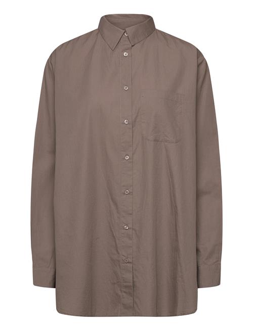 Moshi Moshi Mind Gaia Shirt Poplin Moshi Moshi Mind Khaki