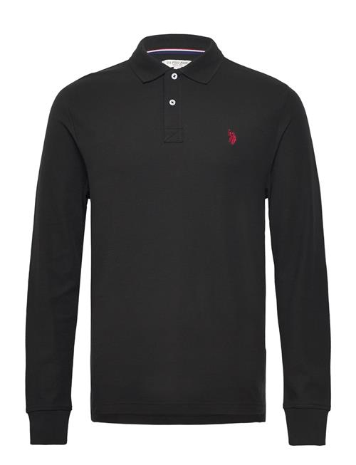 Se U.S. Polo Assn. Uspa Polo Ls Brett Men U.S. Polo Assn. Black ved Booztlet