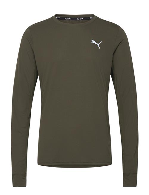 PUMA Run Favorite Ls Tee M PUMA Khaki