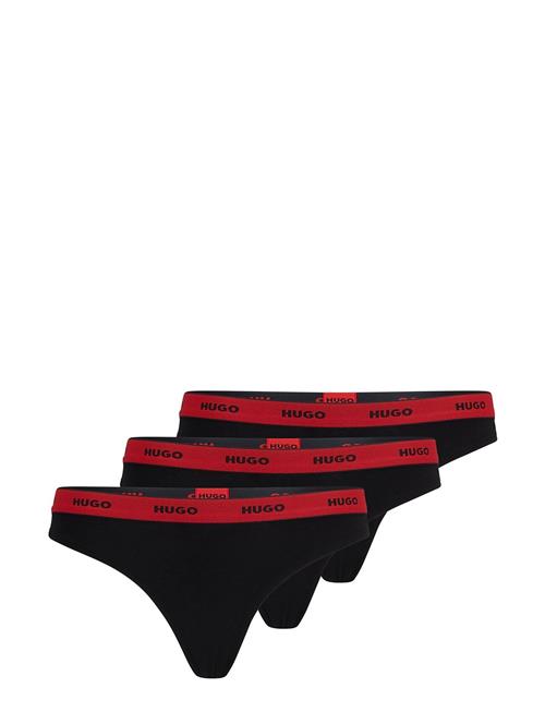 HUGO Triplet Thong Stripe HUGO Black