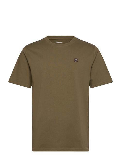 Badge T-Shirt - Gots/Vegan Knowledge Cotton Apparel Khaki