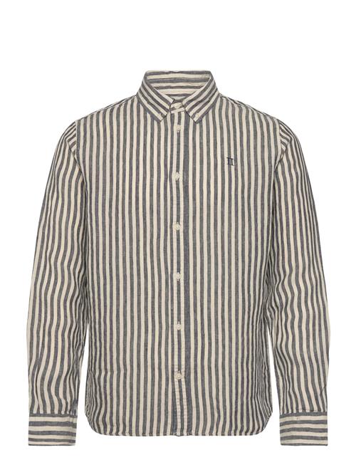 Les Deux Kristian Linen B.d. Shirt Les Deux Navy