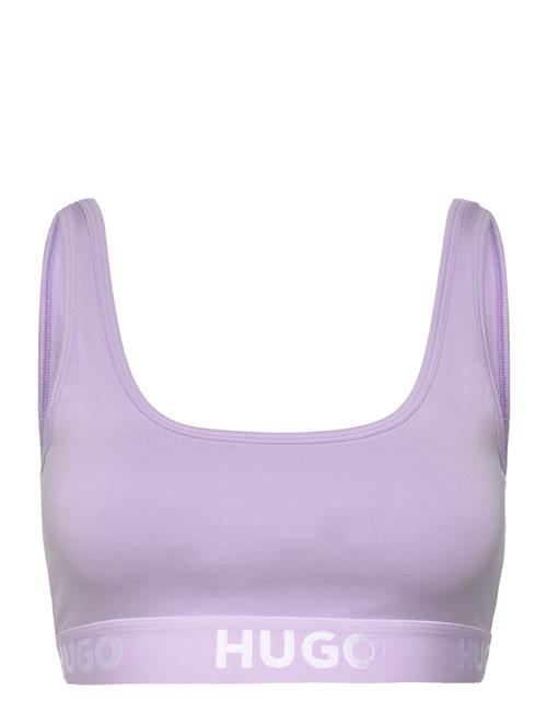 Bralette Sporty Logo HUGO Purple