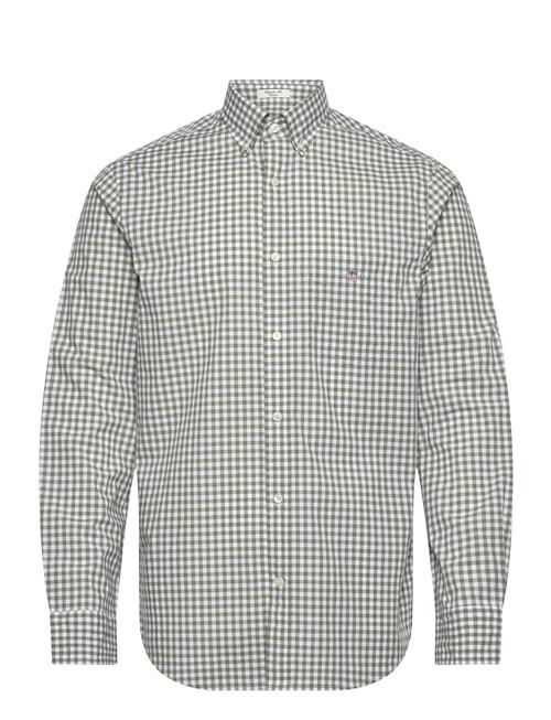 GANT Reg Classic Poplin Gingham Shirt GANT Green