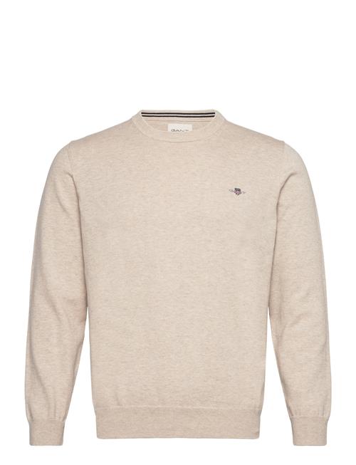 Classic Cotton C-Neck GANT Beige