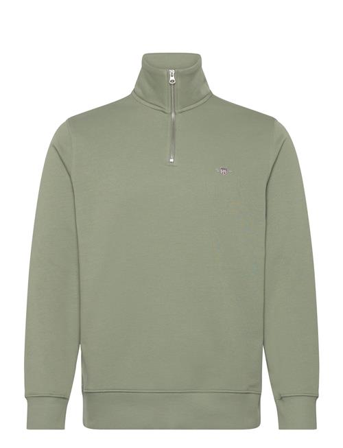 GANT Reg Shield Half Zip Sweat GANT Green