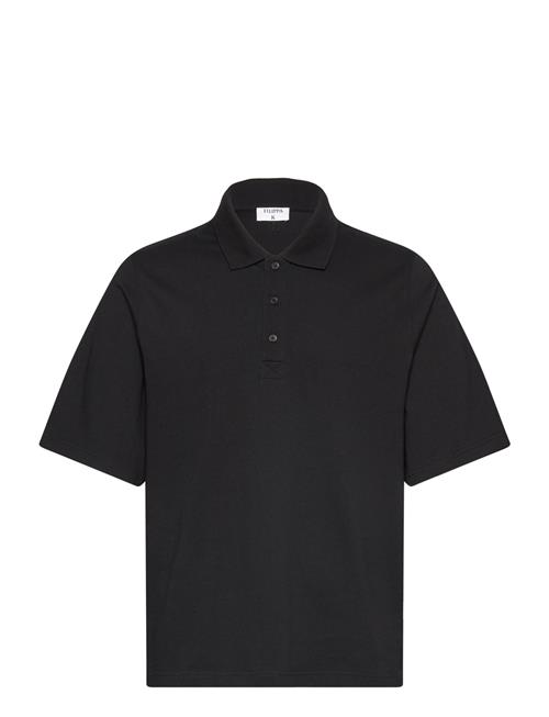 Se Filippa K Boxy Polo Shirt Filippa K Black ved Booztlet