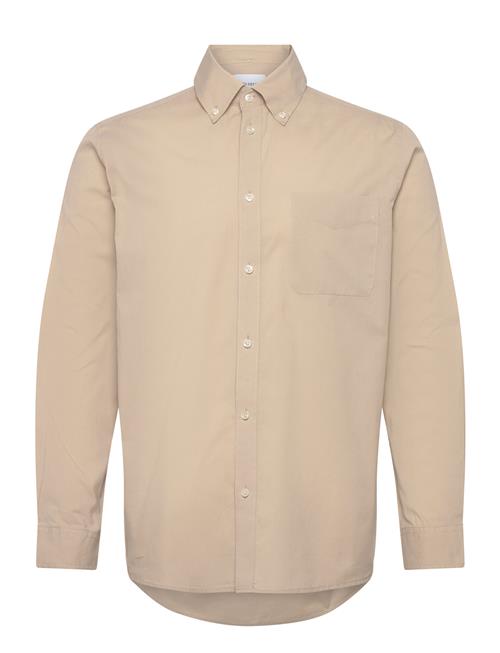 Les Deux Kent Light Oxford Shirt Les Deux Beige