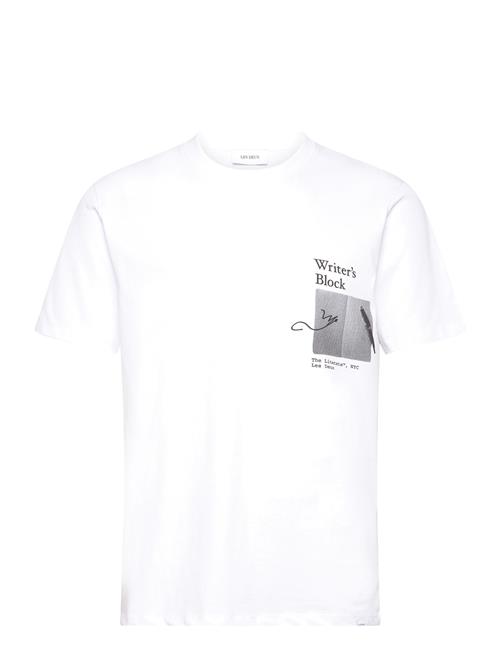 Les Deux Newspaper T-Shirt Les Deux White