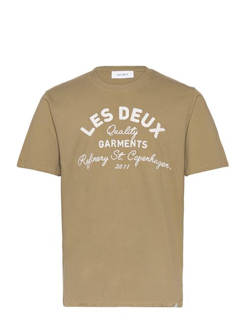 Se Les Deux Barry T-Shirt Les Deux Khaki ved Booztlet